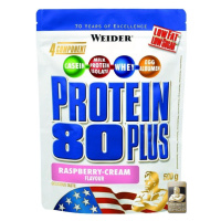 WEIDER Protein 80 plus malina a smetana 500 g