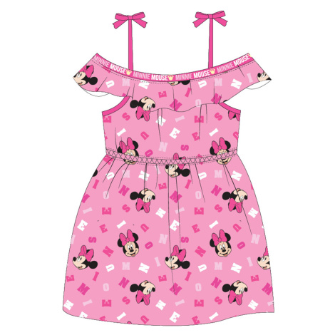 Minnie Mouse licence Dívčí šaty Minnie Mouse 52239631, růžová Barva: Růžová