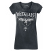 Metallica Biker Dámské tričko cerná/šedá