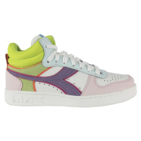 Diadora MAGIC BASKET DEMI C9736 White/Potpourri/Blue gras ruznobarevne