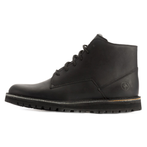 Vasky City Black - Dámské kožené kotníkové boty černé, se zateplením - podzimní / zimní obuv Fle
