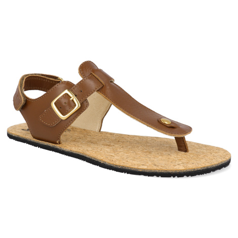 Barefoot dámské sandály Koel - Ariana Napa Cognac hnědé Koel4kids