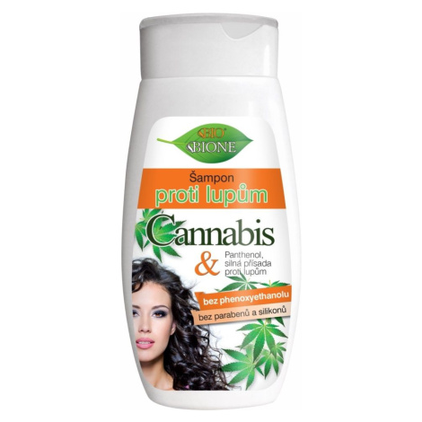 BIO BIONE Cannabis Šampon proti lupům pro ženy 260 ml Bione Cosmetics