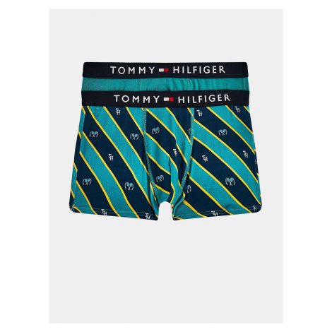 Tommy Hilfiger zelené chlapecké 2 PACK boxerky 2PK Trunks