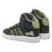 Chlapecká rekreační obuv ADIDAS Grand Court Mid Lion King K carbon green