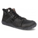 Barefoot pánské zimní boty Koel - Pax Leather wool Black černé