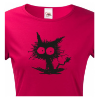 Dámské tričko kočko příšera  - ideální dárek pro milovníky koček
