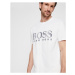 Hugo Boss Hugo Boss pánské bílé tričko UPF50+ s nápisem