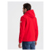 Men's jacket with fleece center SOFTSHELL-red V6 OM-JANP-0137