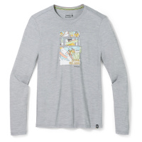 Smartwool M WINTER ADVENTURES GRAPHIC TEE SF light gray heather