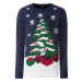 LIVERGY® Pánský vánoční svetr (námořnická modrá)