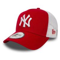 New Era 9Forty Trucker Clean NY Yankees Scarlet Red