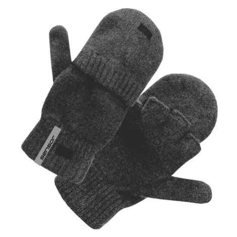 Sensor Virgin wool rukavice šedá melír