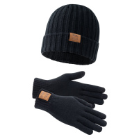 Lonsdale Unisex Beanie and Glove Set