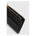 Kožená peněženka Tory Burch dámská, černá barva