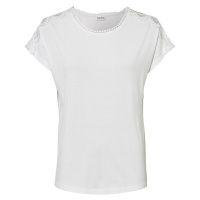 Bonprix BODYFLIRT tričko s krajkou Barva: Bílá, Mezinárodní