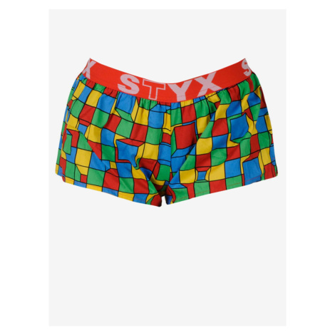 Dámské trenky Styx art sportovní guma kostky