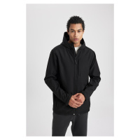 DEFACTO Fit Thermal Insulated Regular Fit Hooded Zippered Softshell Jacket