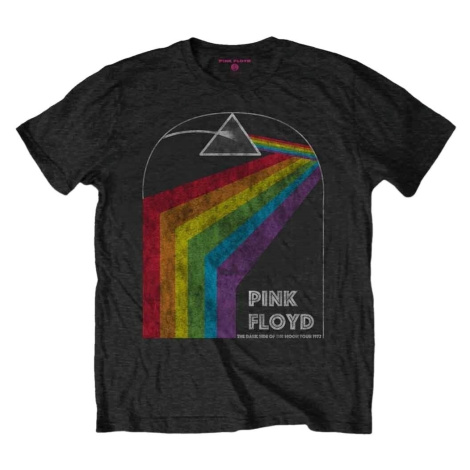 Pink Floyd Tričko Dark Side of the Moon 1972 Tour Unisex Black