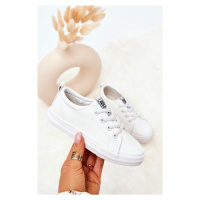 Leather Sneakers BIG STAR JJ374024 White