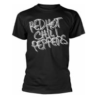 Red Hot Chili Peppers tričko, Black & White Logo Black, pánské