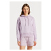 MIKINA GANT D1. ICON G ESSENTIAL HOODIE SOOTHING LILAC