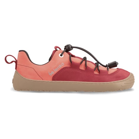 Dětské barefoot tenisky Be Lenka Xplorer - Dark Red & Coral