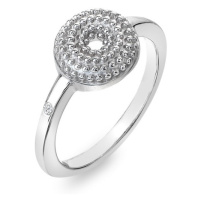 Hot Diamonds Krásný stříbrný prsten s diamantem Forever DR246 58 mm