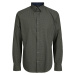 Jack&Jones Pánská košile JPRBLABELFAST Comfort Fit 12239027 Olive Night