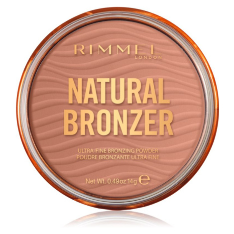 Rimmel Natural Bronzer bronzující pudr odstín 001 Sunlight 14 g