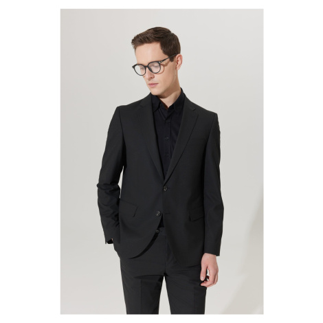 ALTINYILDIZ CLASSICS Men's Black Regular Fit Relaxed Cut Black Suit AC&Co / Altınyıldız Classics