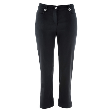 7/8 bengalínové kalhoty s pohodlným pasem Bonprix