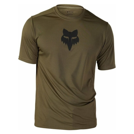 FOX Ranger Lab Head Short Sleeve Jersey Dres Olive Green