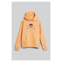 MIKINA GANT ARCHIVE SHIELD HOODIE oranžová