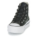 Converse Chuck Taylor All Star Eva Lift Leather Foundation Hi Černá