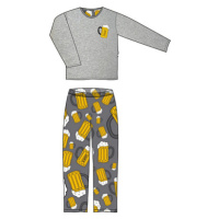 Lonka Lopping Pánské pyžamo s dlouhým rukávem BM000001489300100723 pivo