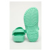 Pantofle Crocs Classic dámské, zelená barva, 10001
