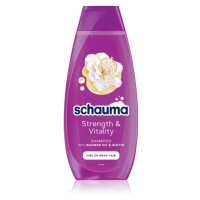 Schwarzkopf Schauma Strength & Vitality posilující šampon pro jemné a zplihlé vlasy 400 ml