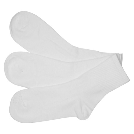 Sportovní bavlněné dámské ponožky ZW401A-3Pack bílá PESAIL
