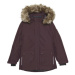 Dětská bunda COLOR KIDS Parka W. Fake Fur, fudge 741154.6546