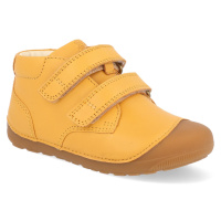 Barefoot dětské kotníkové boty Bundgaard - Petit Strap Mustard žluté