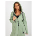 SVĚTLE ZELENÁ DLOUHÁ MIKINA NA ZIP -RV-BL-6860-1.99P-LIGHT GREEN