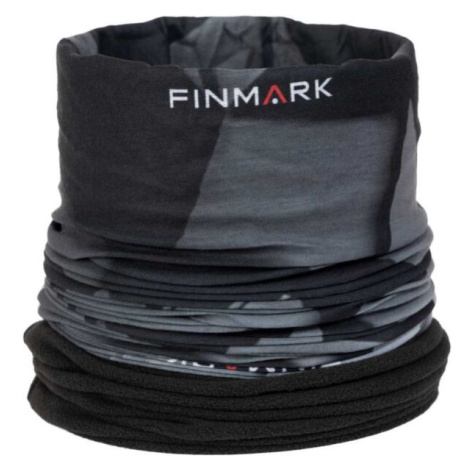 Finmark FSW-219 Multifunkční šátek s fleecem, černá, velikost
