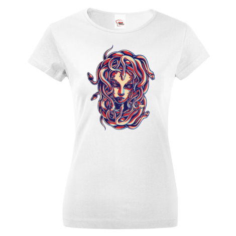 Dámské tričko s potiskem fantasy medúzy - dárek na narozeniny BezvaTriko