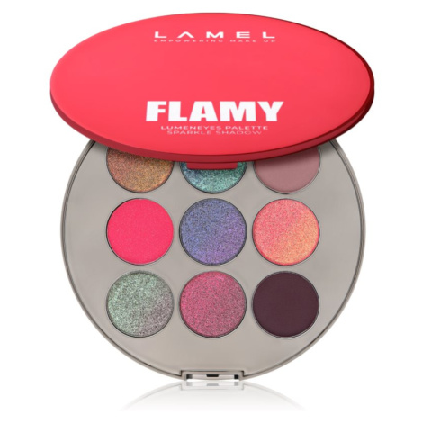 LAMEL Flamy Lumeneyes Palette paletka očních stínů 9 g