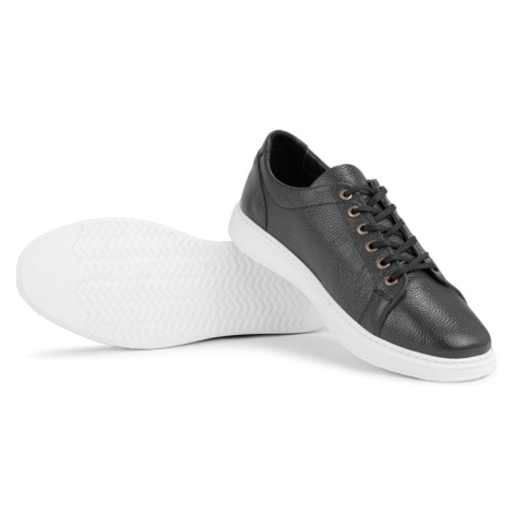 Ducavelli Verano Genuine Leather Men's Casual Shoes, Summer Sports Shoes, Lightweight Shoes Blac