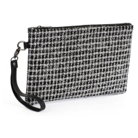 Capone Outfitters Capone Paris Women's Clutch Bag Black Silver