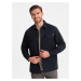 Ombre Clothing Ležérní granátová košile s kapsami na knoflíky V3 SHCS-0146