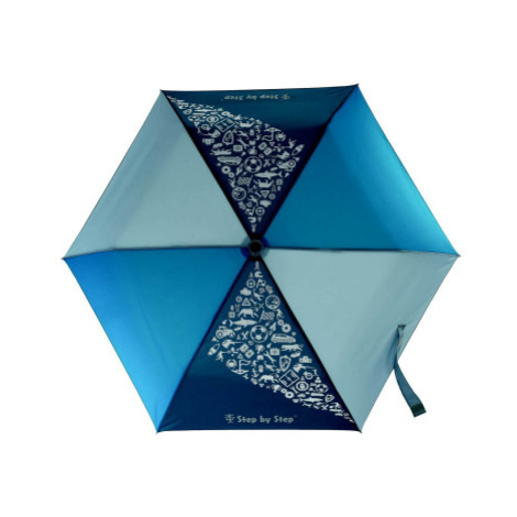 Dětský skládací deštník s magickým efektem, Blue Hama - Step By Step