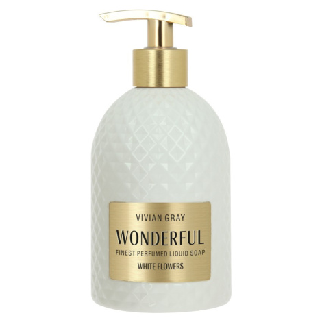 Vivian Gray Luxusní tekuté mýdlo Wonderful White Flowers (Liquid Soap) 500 ml